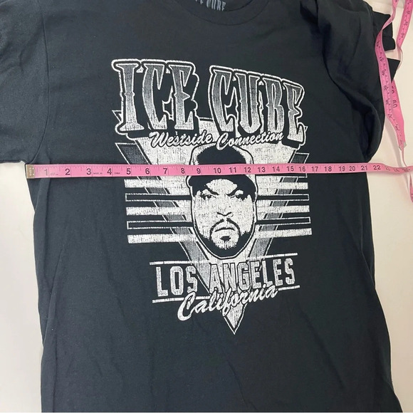 NEW Ice Cube Long Sleeve T Shirt Rap Hip Hop Unisex Size Large Black NWOT - Picture 5 of 7